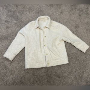 Madewell shearling moto jacket